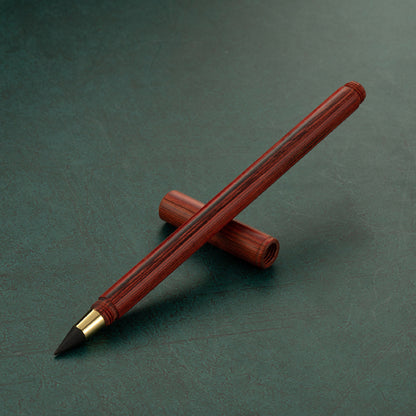Magical Wooden Eternal Pencil Reusable Everlasting Pencil with Cap