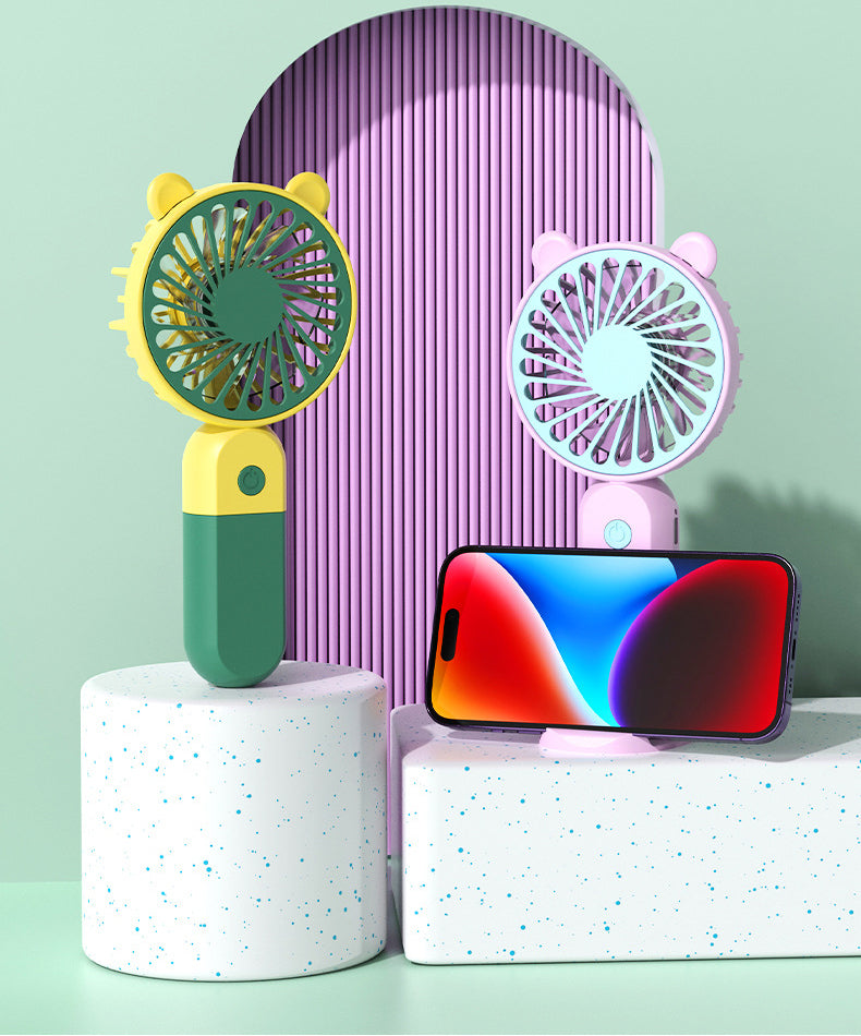 Mini Portable Handheld Fan Small USB Rechargeable Fan
