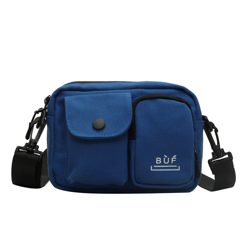 16 oz Canvas Mini Crossbody Bag Single Shoulder Bag Daily Cell Phone Purse Bag Stadium Approved Bag