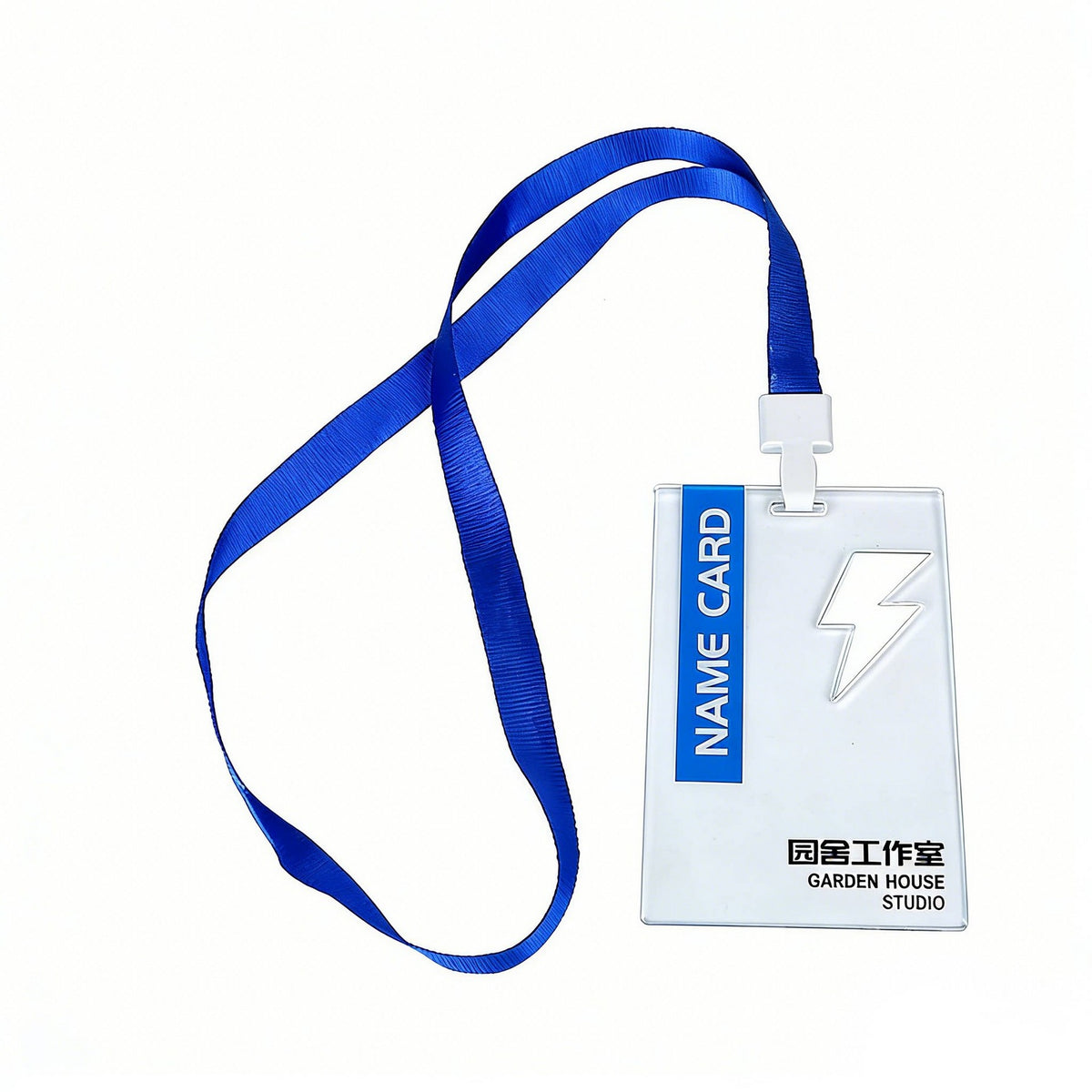 Acrylic Work Badge With Lanyard