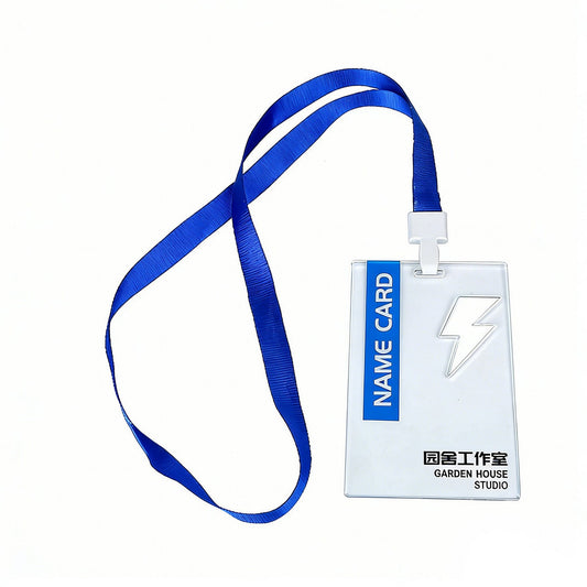 Acrylic Work Badge With Lanyard