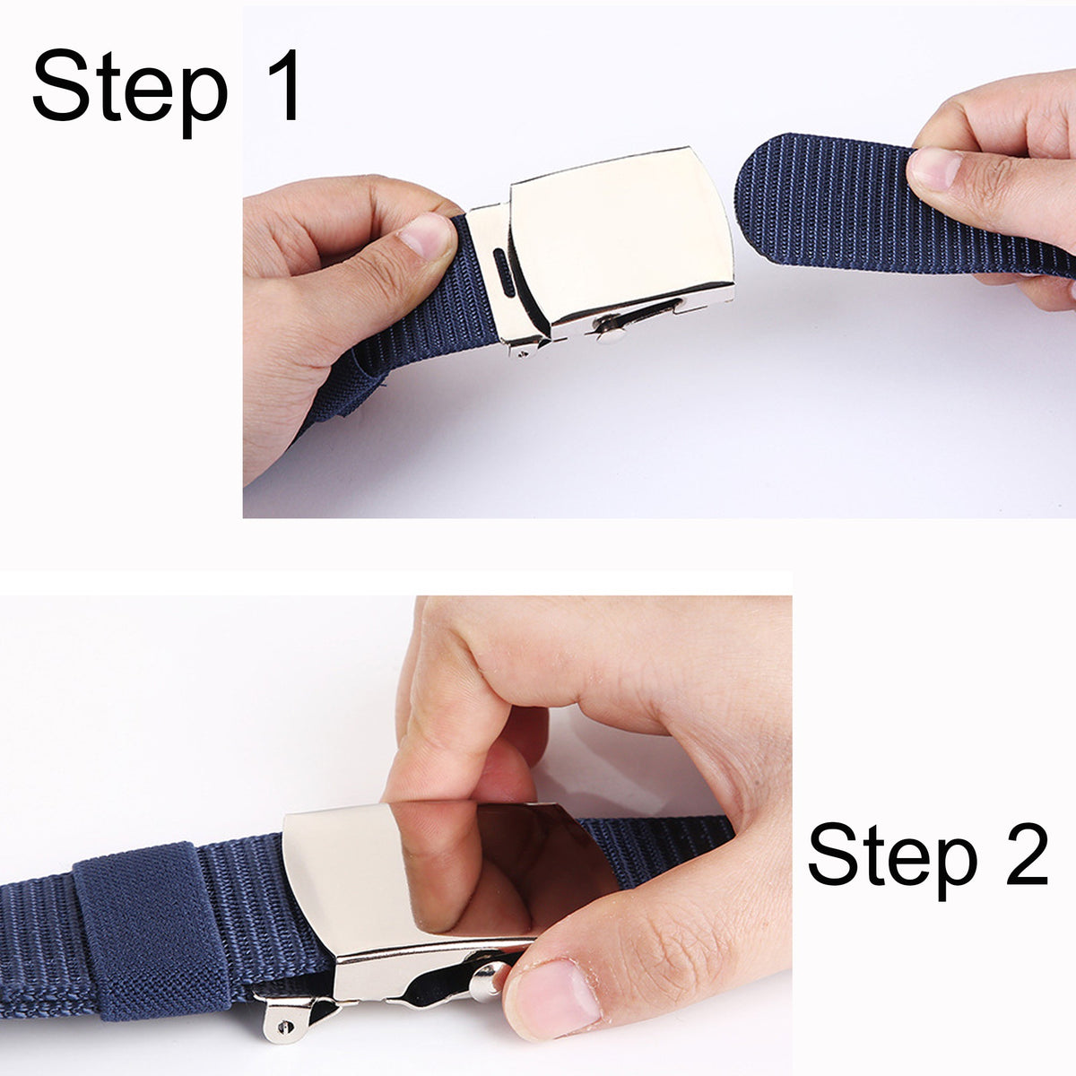 Adjustable Metal Buckle Nylon Tactical Men Belt