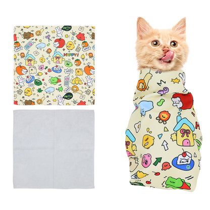 19.7" x 19.7" Custom Pet Grooming Magic Cloth Wrap Lens protector Makeup Bag