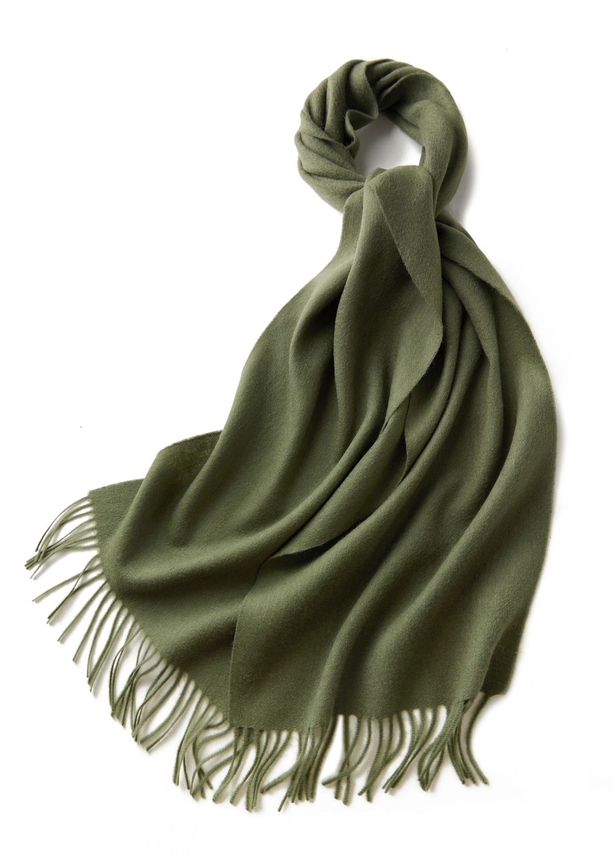 71" 100% Lamb Wool Plain Scarf Warm Autumn Winter Scarf Solid Color Fringed Wool Scarf