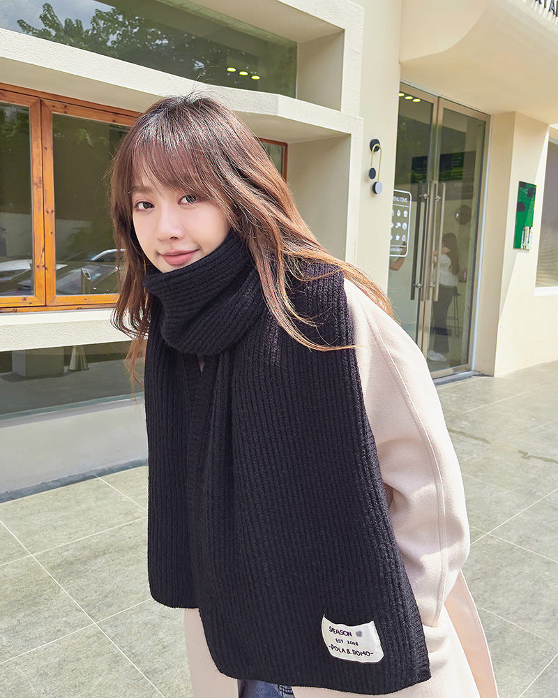 67" Winter Thicker Cable Knitted Scarf Wrap Chunky Long Warm Scarf