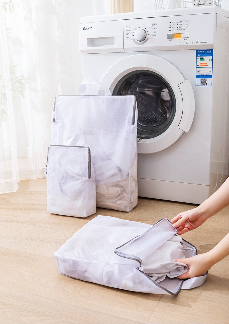 12x16" Portable Coarse Mesh Laundry Bags Laundry Wash Bags for Delicates-Woven Label