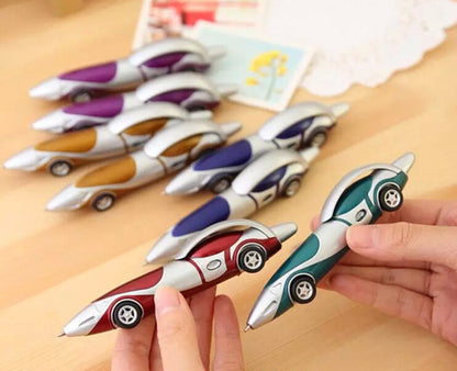 Ballpoint Pen,Funny Novelty Design Racing Car Shaped Ballpoint Pen Office Child Kid Toy Gift