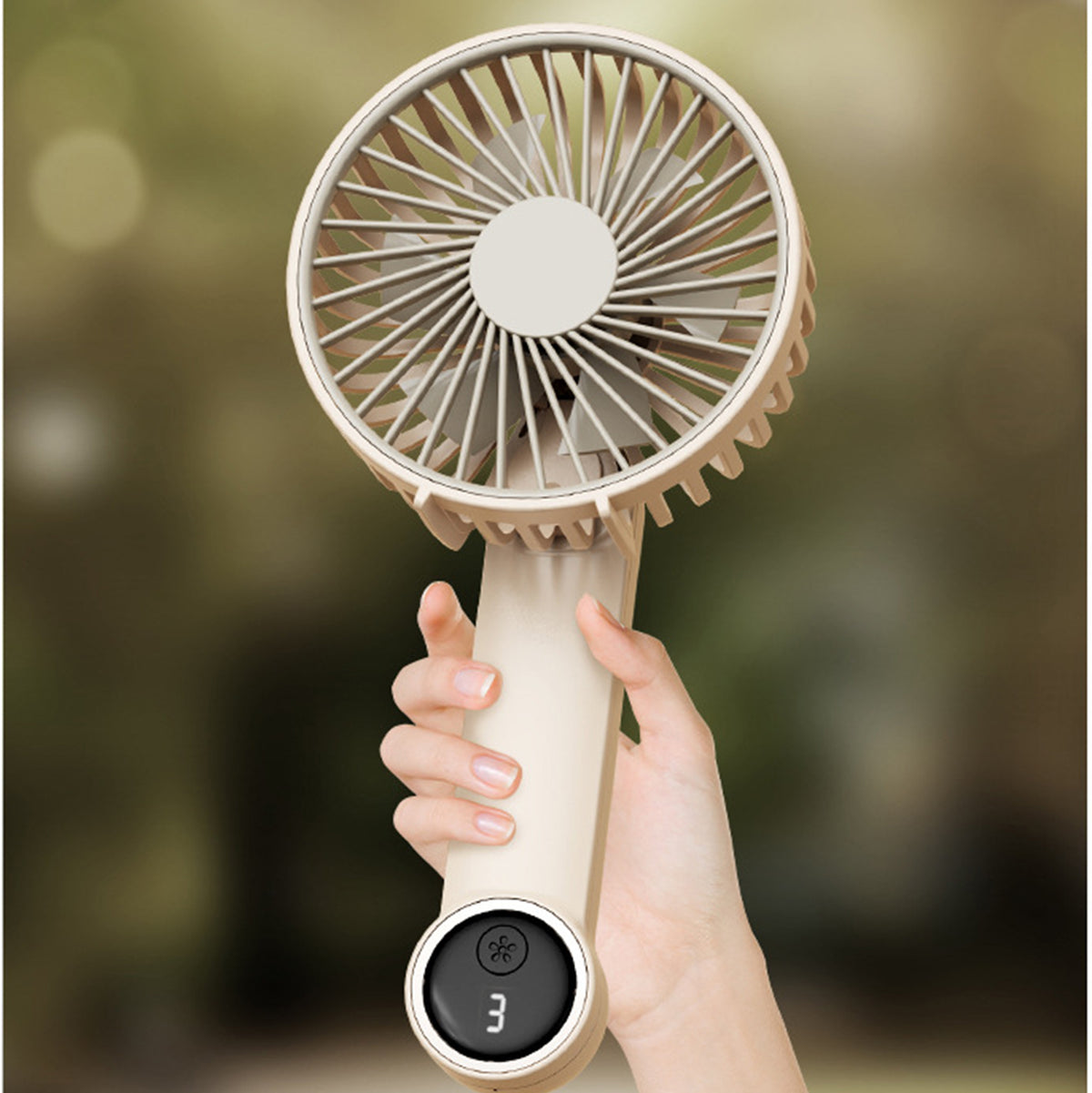 Desk Fan Portable Fan 3 Speed Adjustment w/ LED Display Screen