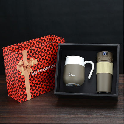 304 Stainless Steel Vacuum Insulated Water Bottle Tea Coffee Mug Gift Set