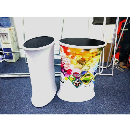 Oval Shape Collapsible Podium