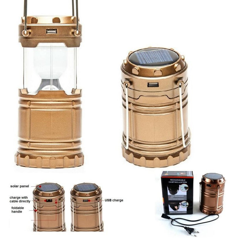 Retractable Solar Dynamo Lantern