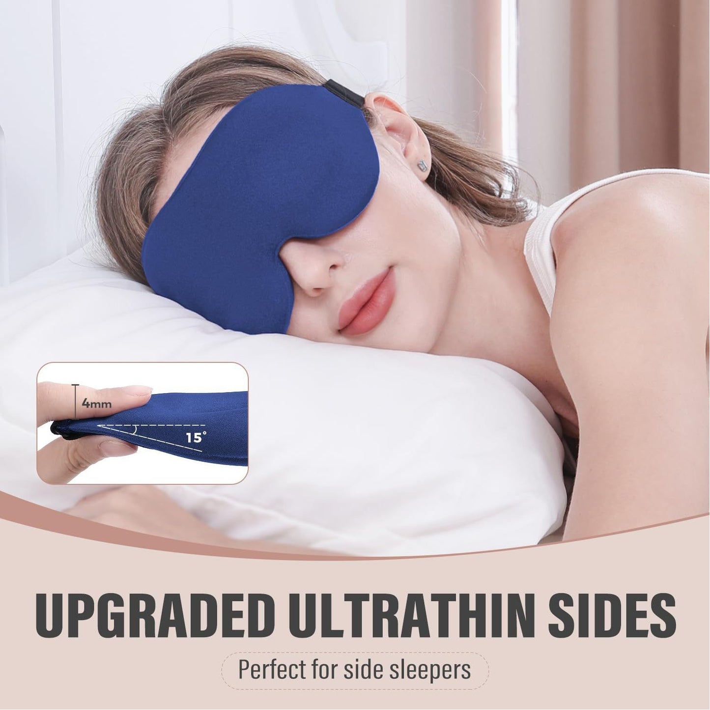 3D Weighted Eye Mask Blocking Lights Sleeping Mask