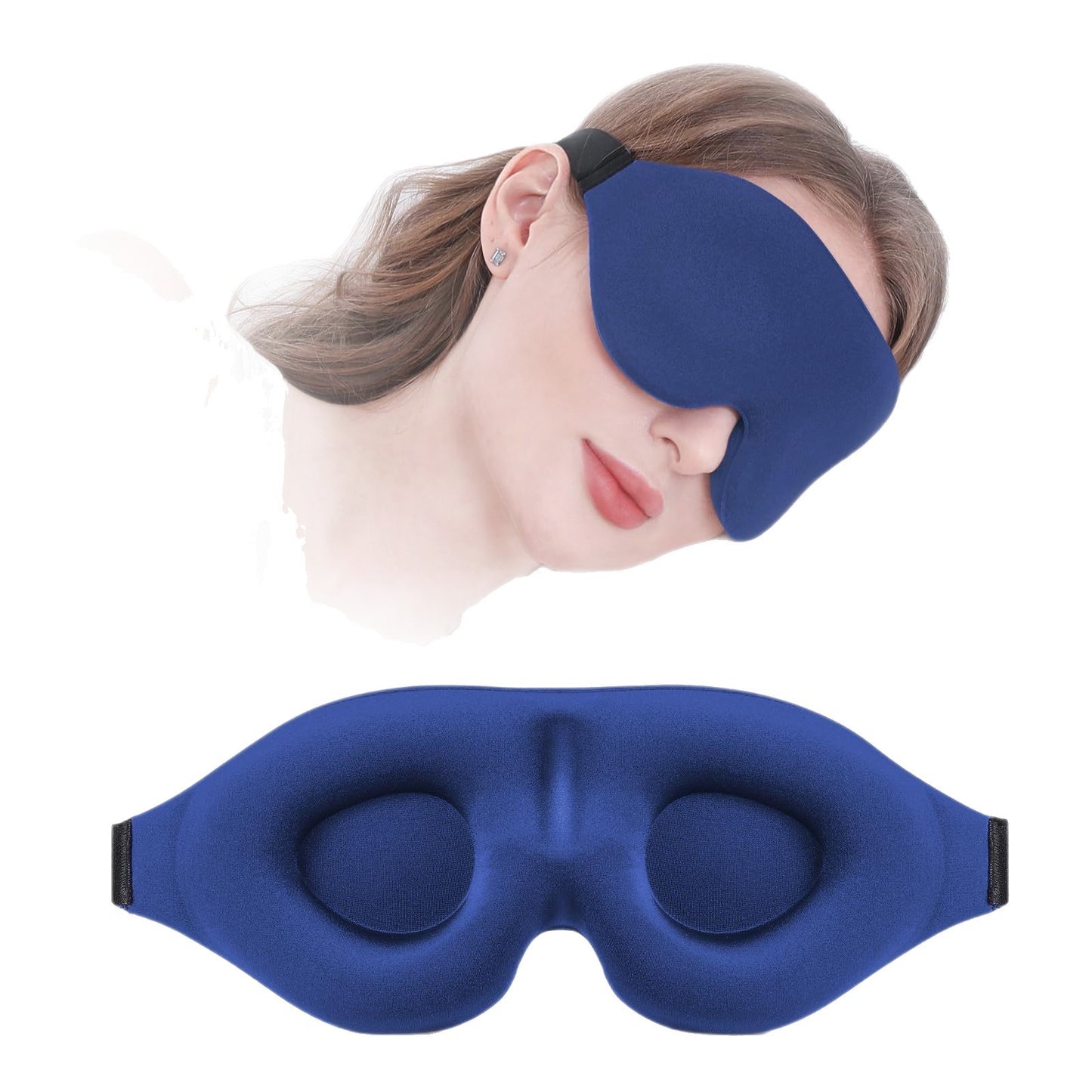 3D Weighted Eye Mask Blocking Lights Sleeping Mask