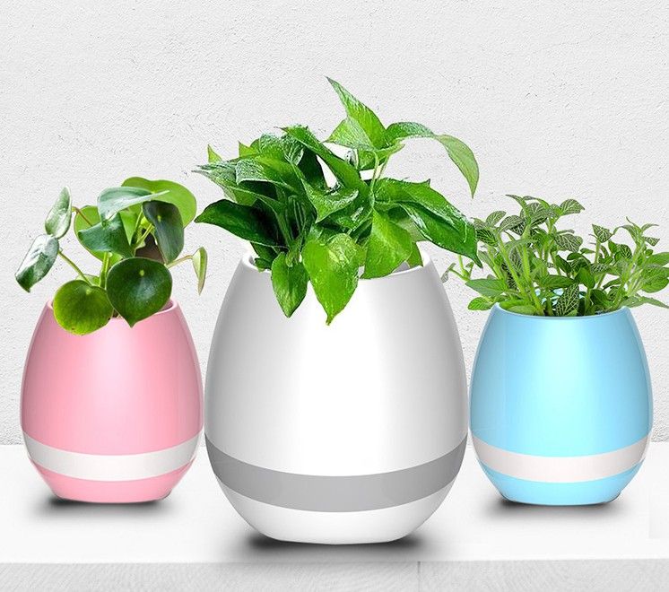 Mini Wireless Waterproof Wireless Speaker w/Flower Pot