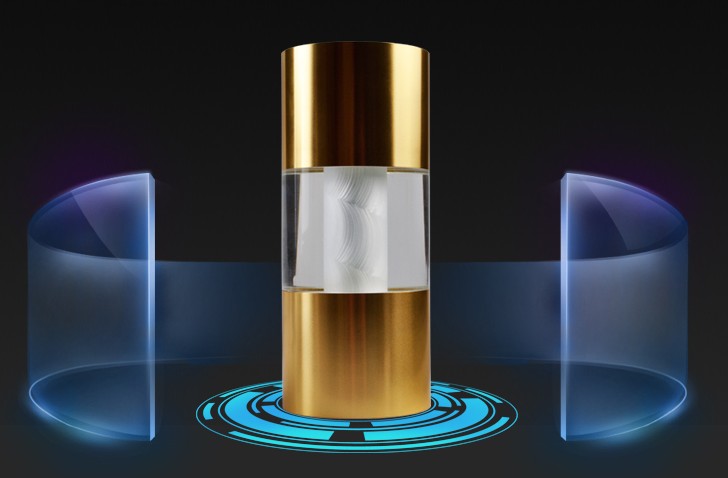 360 Degree Subwoofer Crystal LED Light Tubular Wireless Speaker