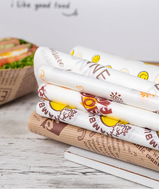 12" x 12" Greaseproof Paper Food Sheets