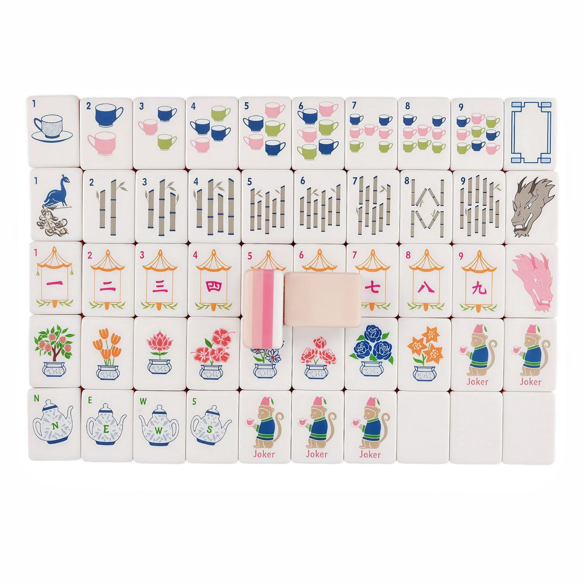 Mahjong Tile Set with 166 Premium Mahjong Tiles 30#