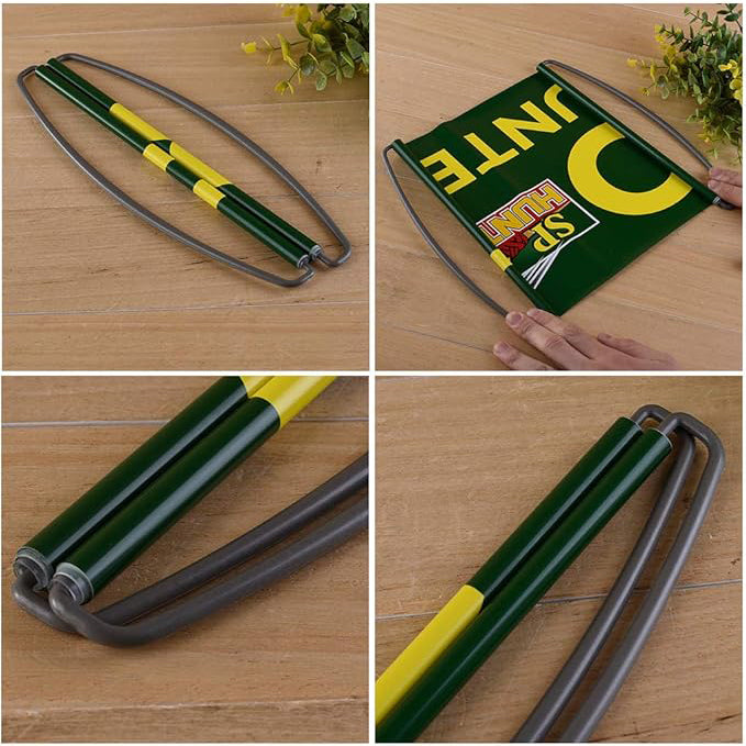 27" x 6.7" Custom Full Color Roll Out Banner Handheld Scroll Banner