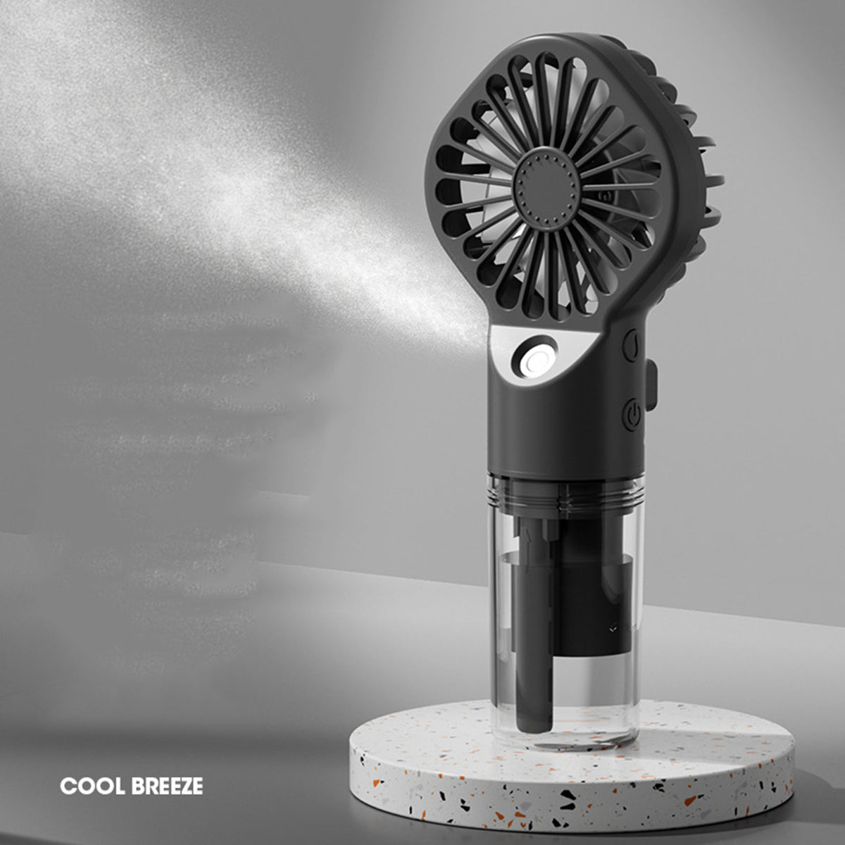 Portable Misting Fan Hand held Small Personal Spray Fan W/Water Tank
