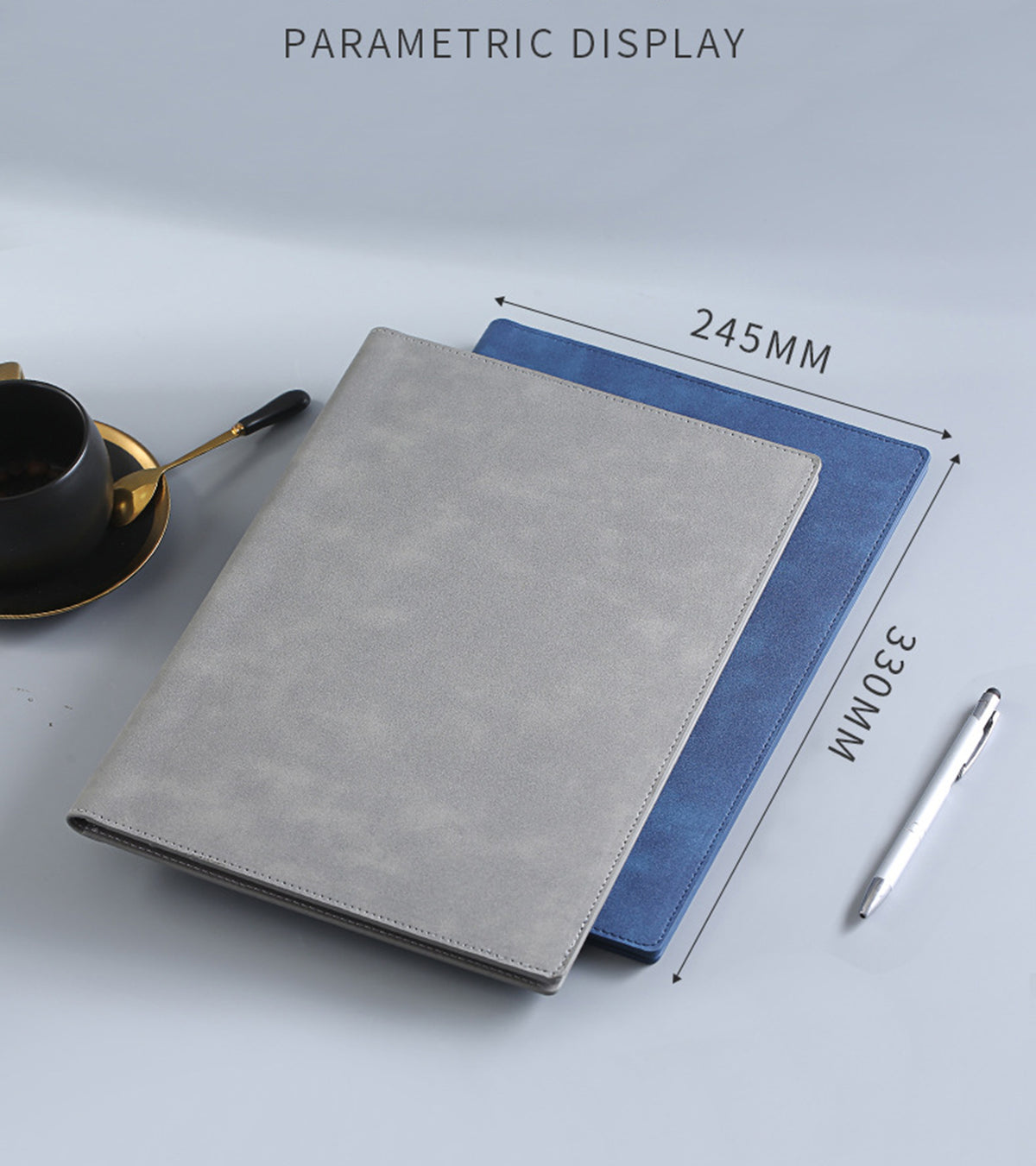 Multi-Functional Magnetic A4 PU Leather Folder