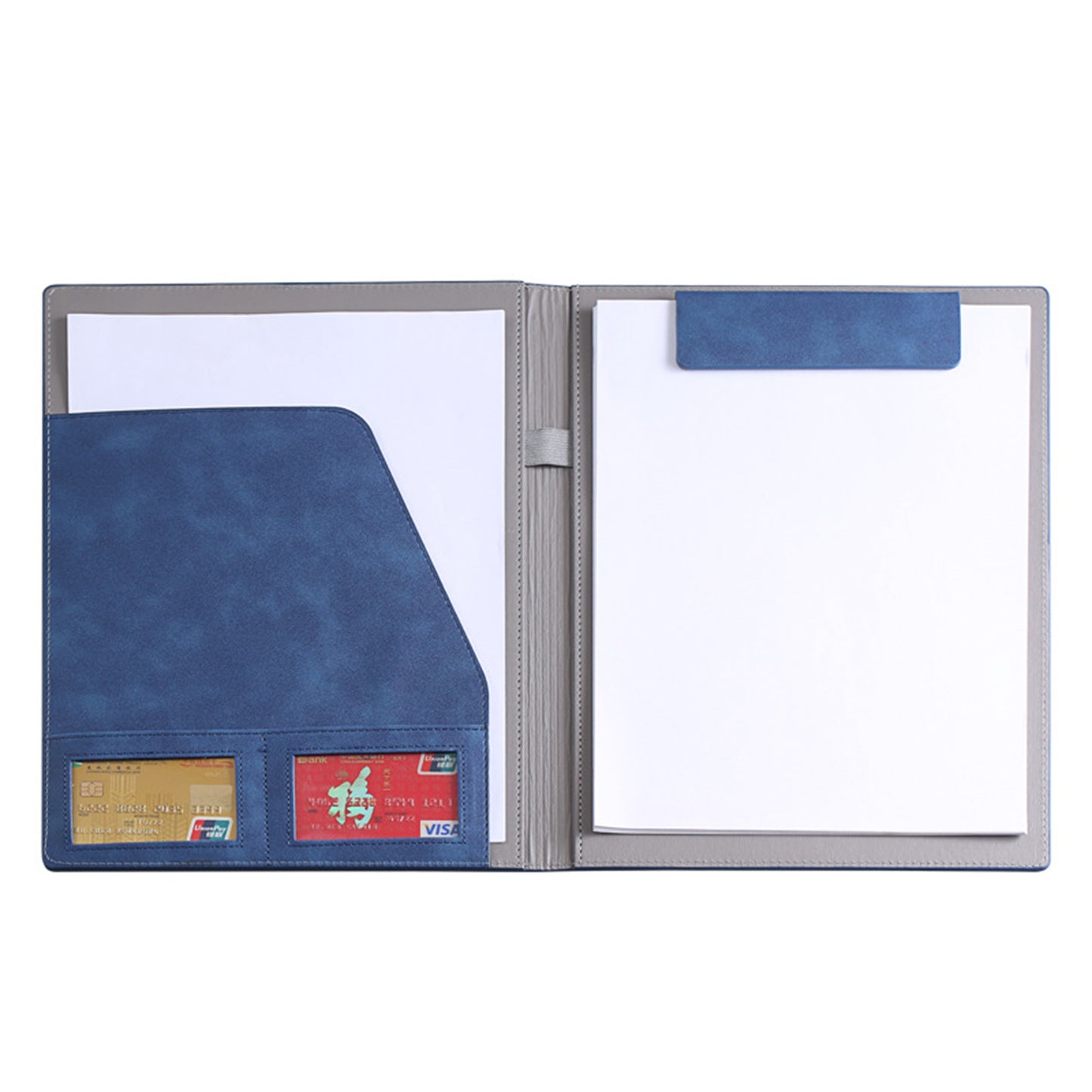 Multi-Functional Magnetic A4 PU Leather Folder