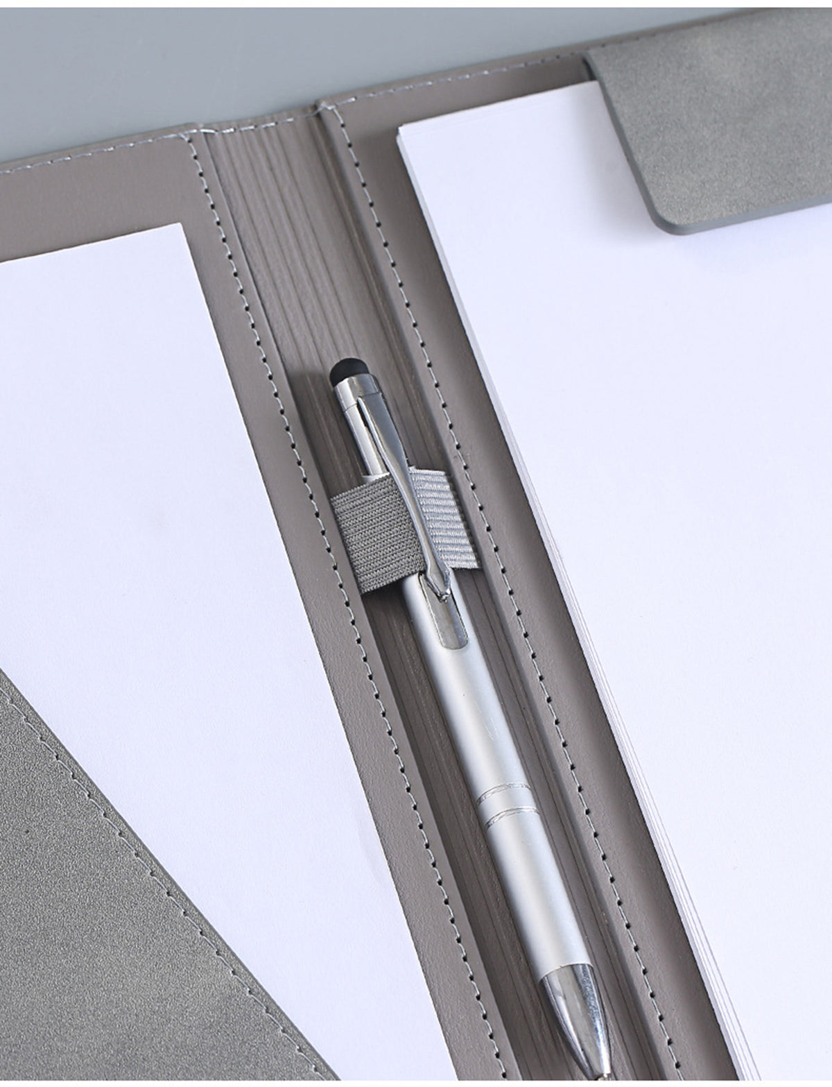 Multi-Functional Magnetic A4 PU Leather Folder