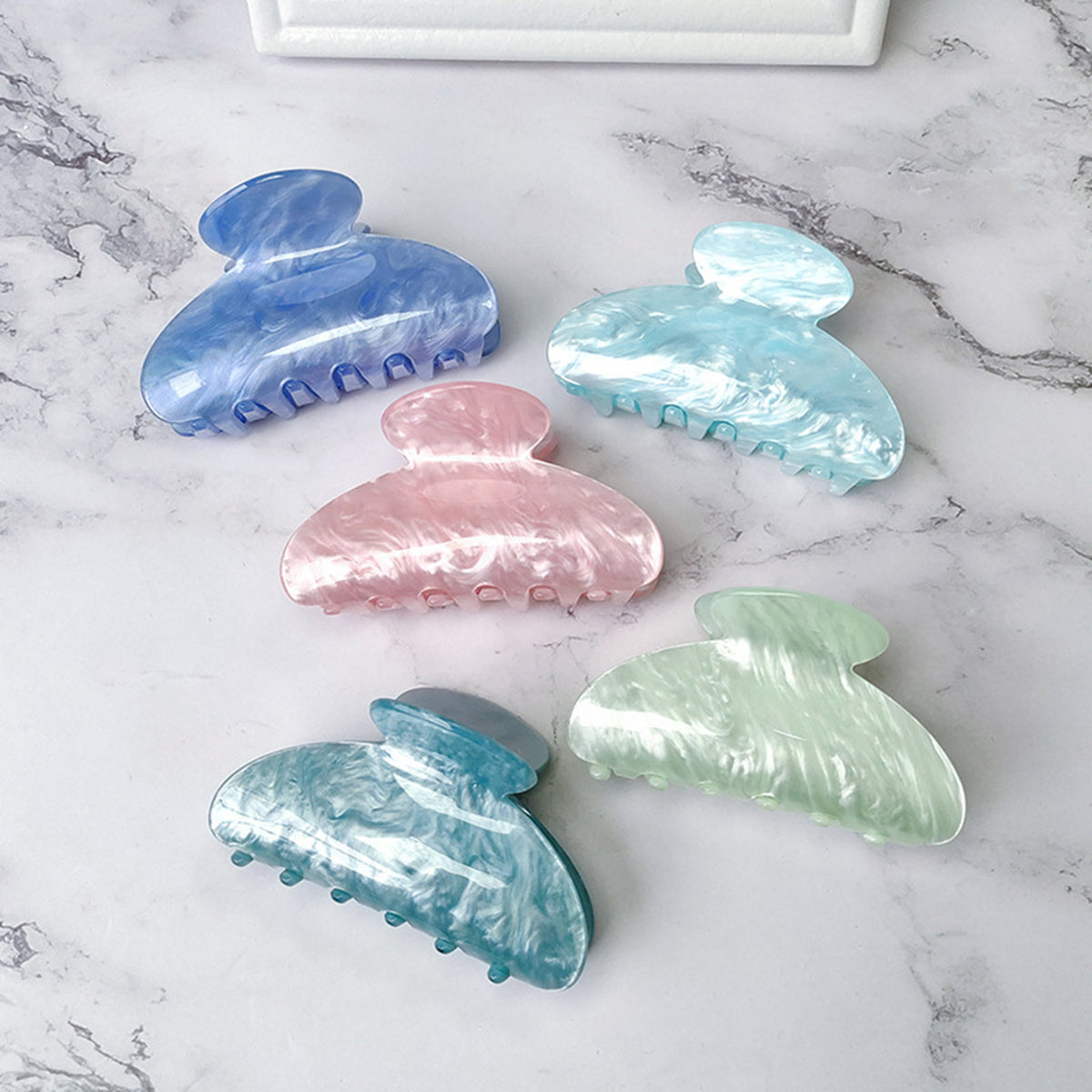 3.15" Acrylic Hair Claw Clips