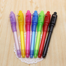 Light Invisible Ink Pen W/ UV Led Light