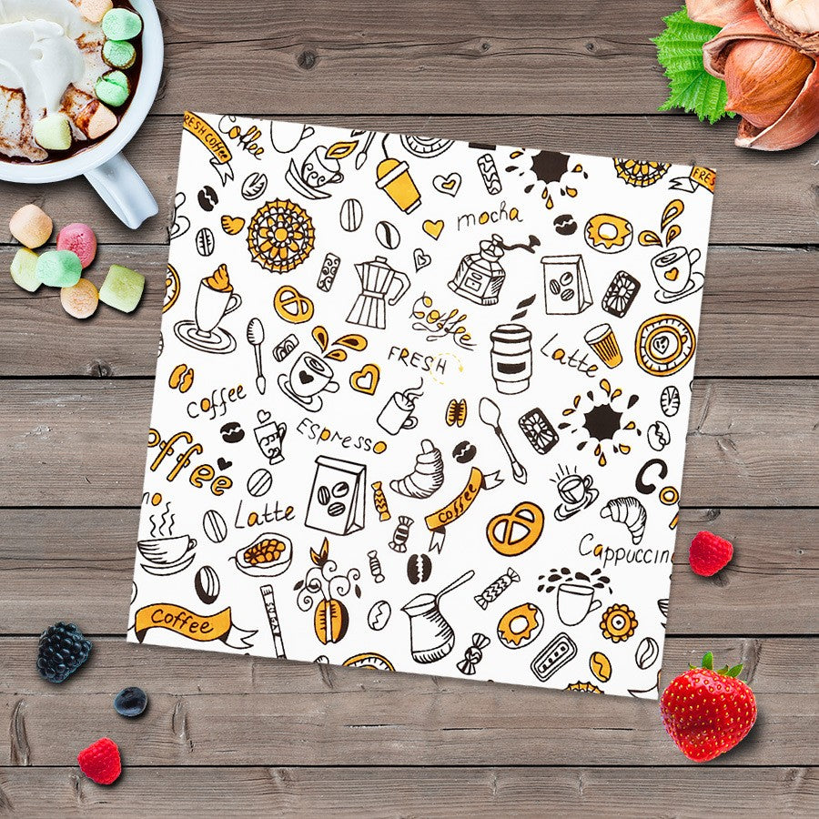 10" x 10" Greaseproof Paper Food Sheets