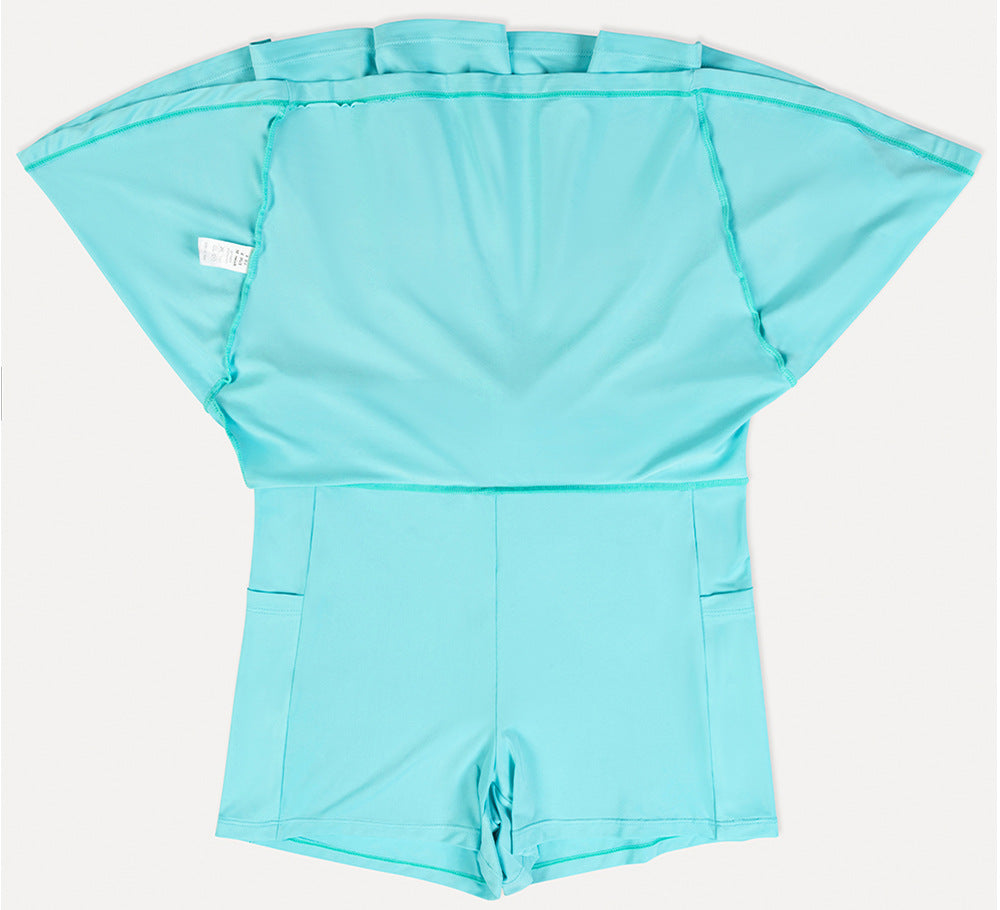 Women's Pleated High Waisted Tennis Golf Skort w/Pockets