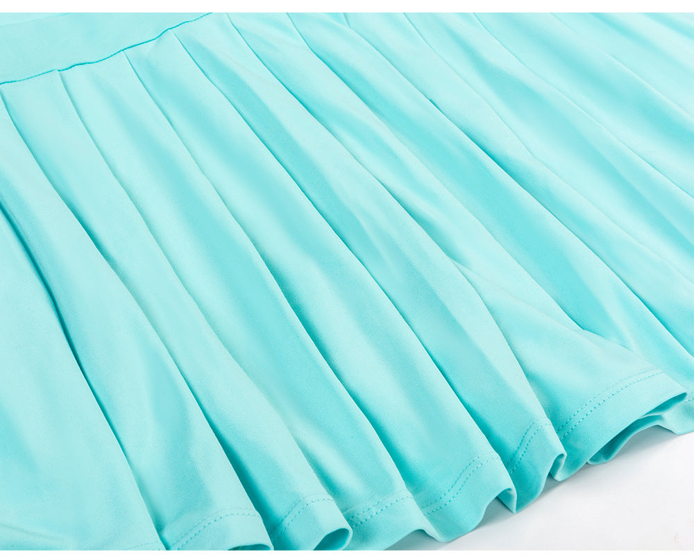Women's Pleated High Waisted Tennis Golf Skort w/Pockets