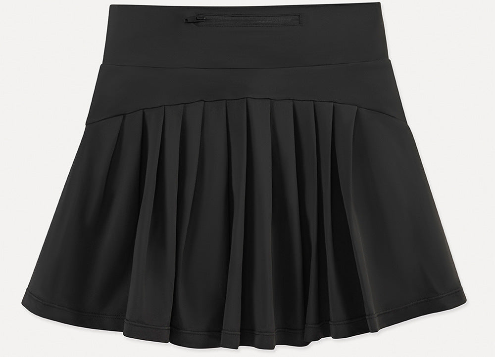 Women's Pleated High Waisted Tennis Golf Skort w/Pockets