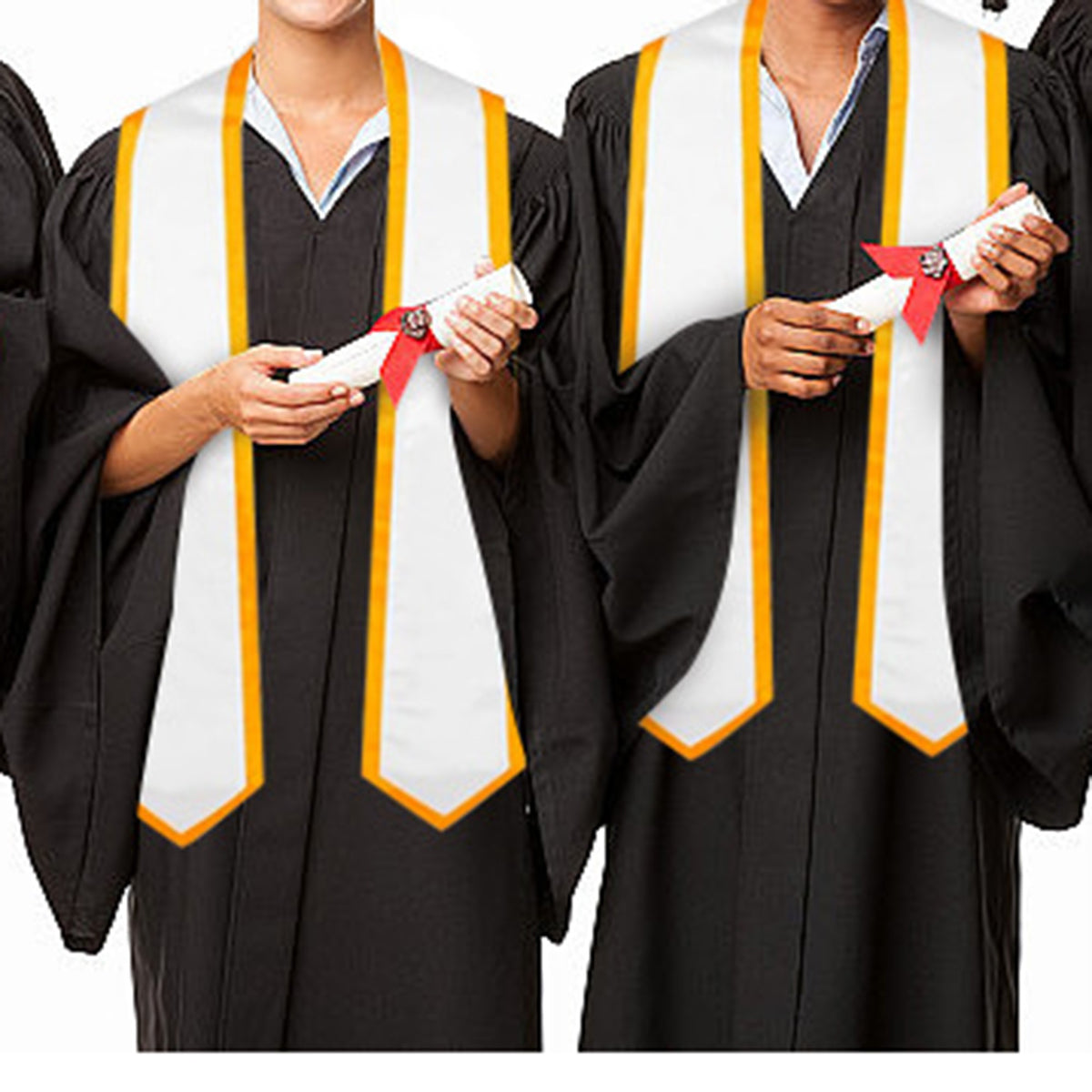 72"L Custom Graduation Stole Unisex Adult Graduation Shawl