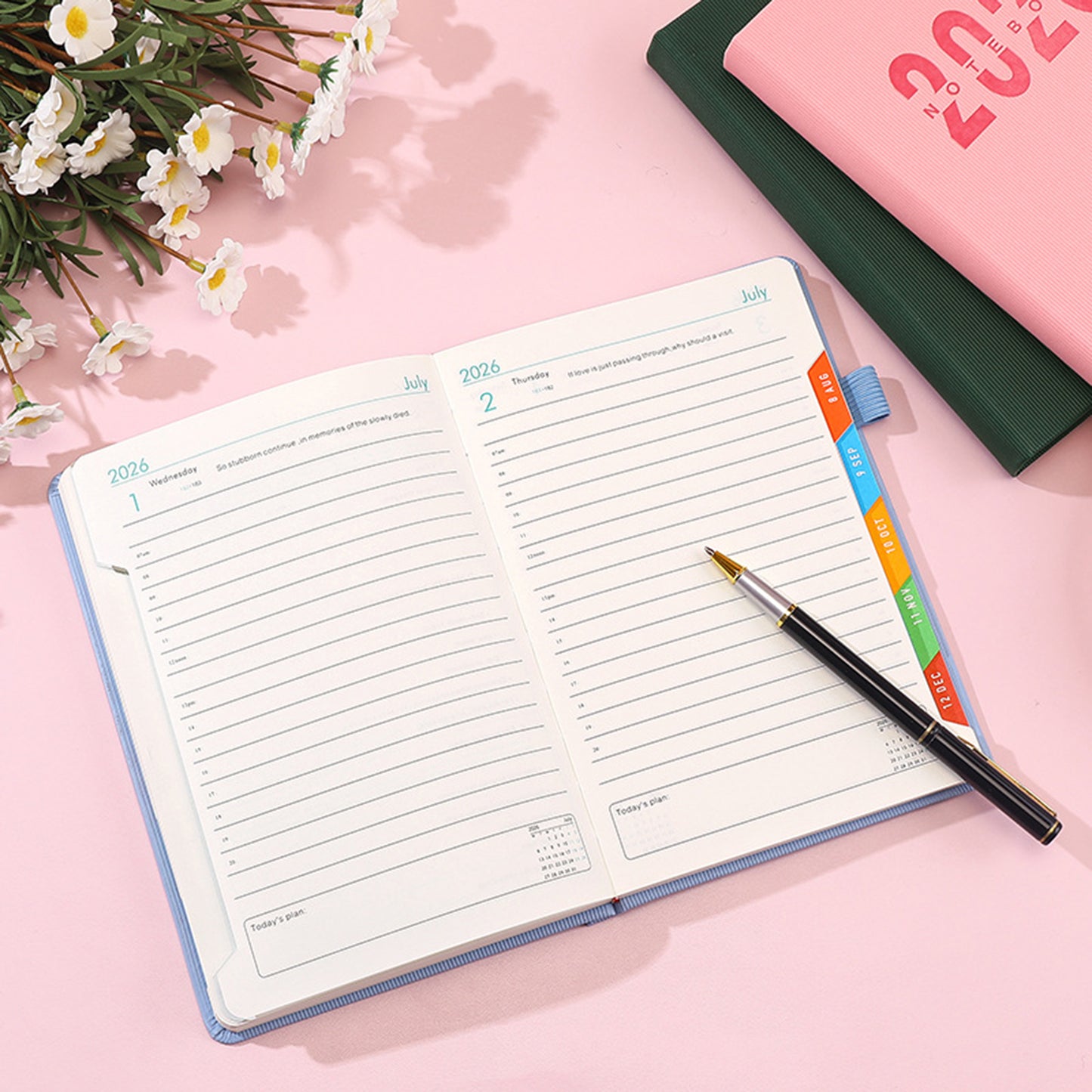 Planner - 12-Months Planner Weekly and Monthly