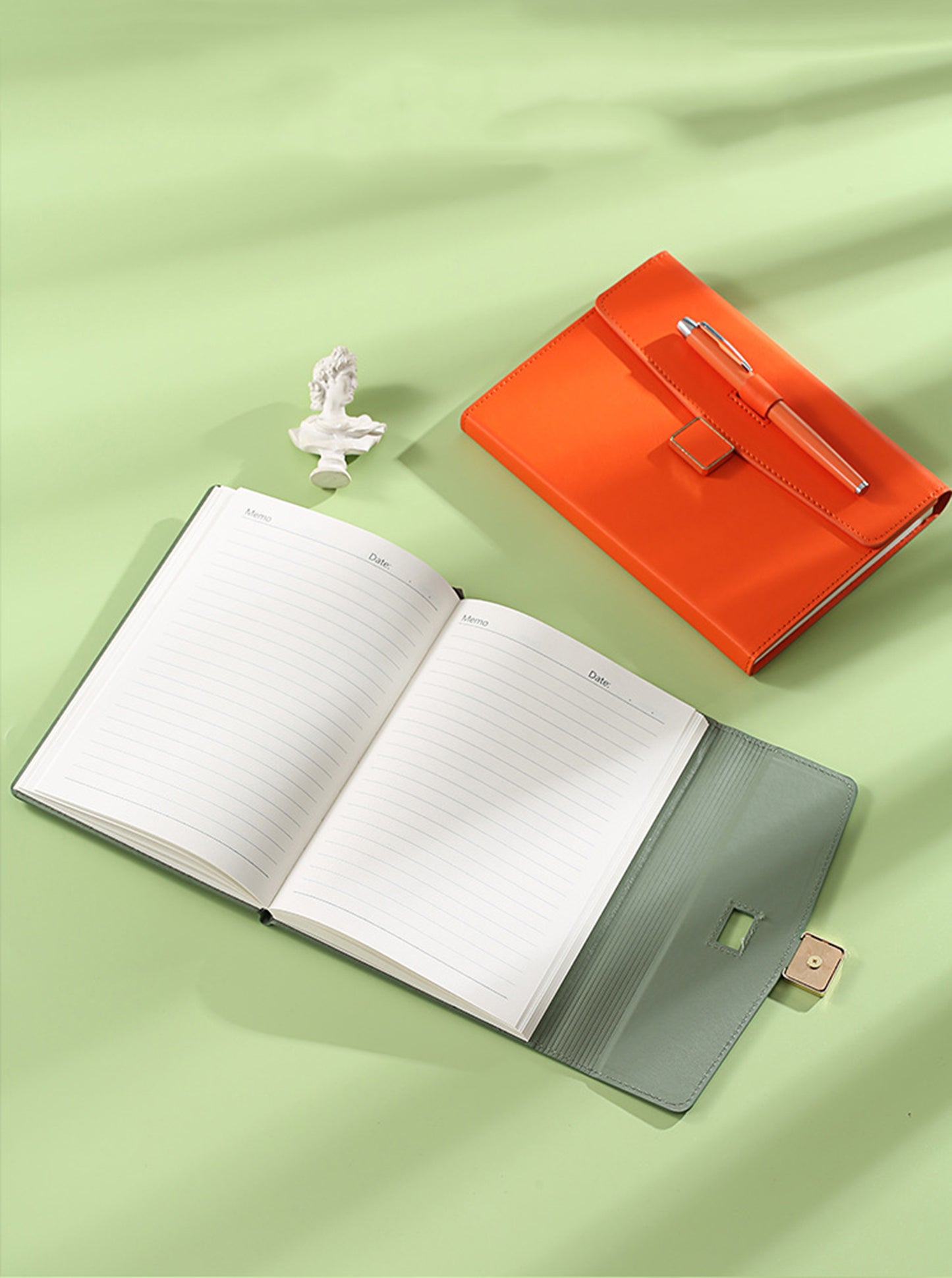 Business Notepad A5 Notebook Imitation Leather PU Office Diary Signature Pen Set Gift Box