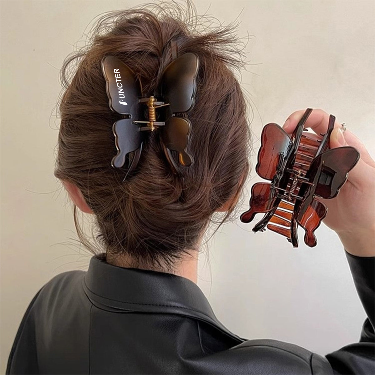 4.72" Butterfly Hair Claw Clips