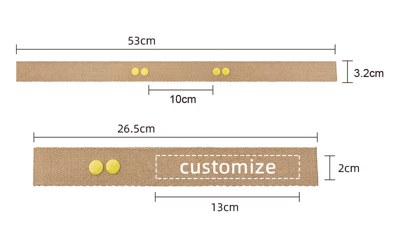 Premium Personalized Twill Cotton Luggage Strap Travel ID Tag Bag Claim Tag Airline Bag Tag