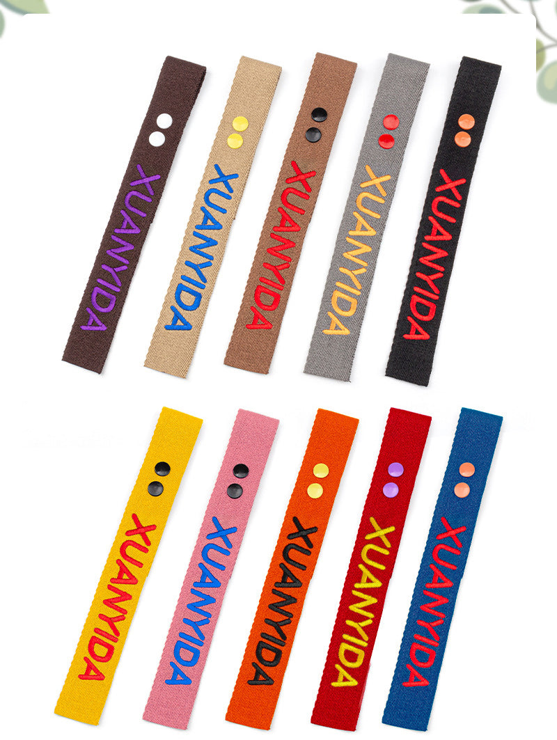 Premium Personalized Twill Cotton Luggage Strap Travel ID Tag Bag Claim Tag Airline Bag Tag