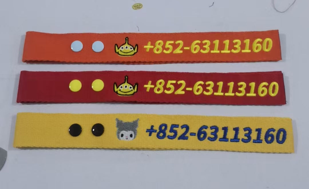 Premium Personalized Twill Cotton Luggage Strap Travel ID Tag Bag Claim Tag Airline Bag Tag