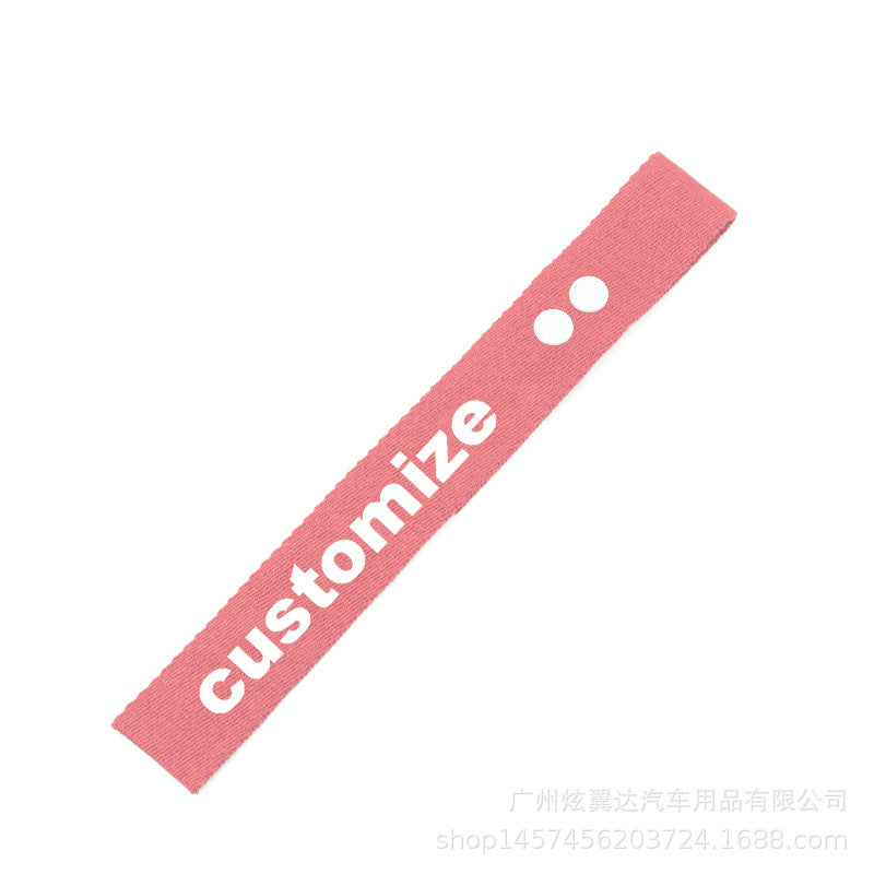 Premium Personalized Twill Cotton Luggage Strap Travel ID Tag Bag Claim Tag Airline Bag Tag