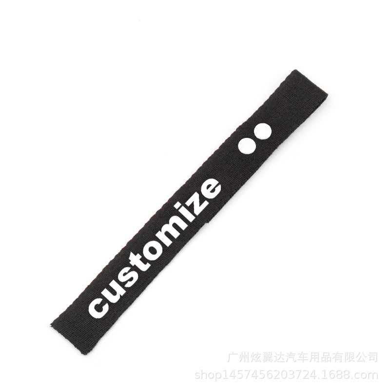 Premium Personalized Twill Cotton Luggage Strap Travel ID Tag Bag Claim Tag Airline Bag Tag