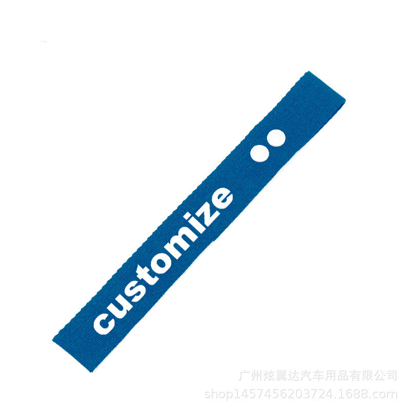 Premium Personalized Twill Cotton Luggage Strap Travel ID Tag Bag Claim Tag Airline Bag Tag