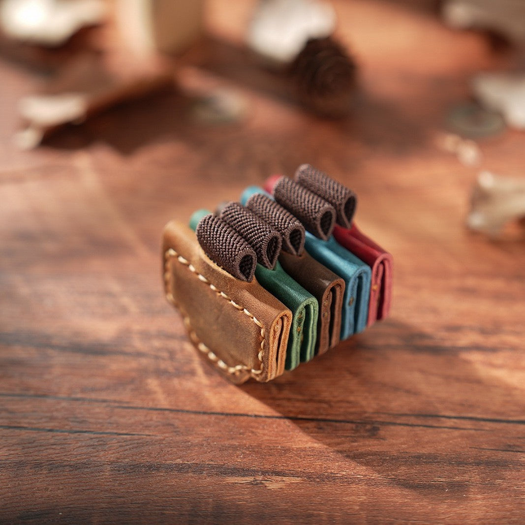 Leather Magnetic Bookmark Book Page Clip