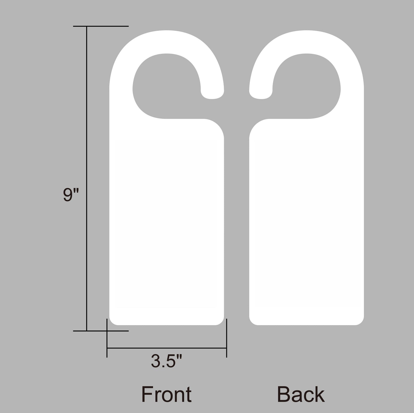 PVC Rounded Mirror Hook
