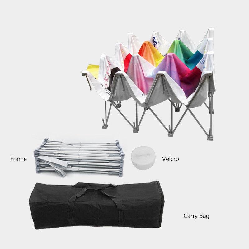 10' Beacon Graphic POP UP Display Kit Backdrop Wall Kit Backwall Foldable Banner Stand
