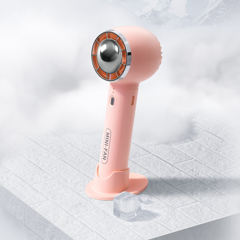 Portable Fan Small Handheld Fan For Outdoor Rechargeable Mini Fan Desk Fan With Phone Stand