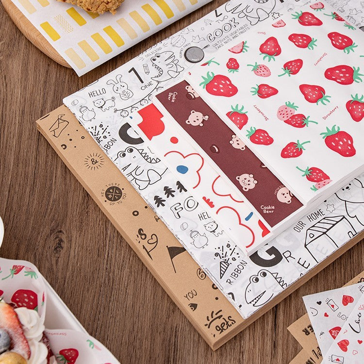 9.5" x 13" Greaseproof Paper Food Sheets Liner