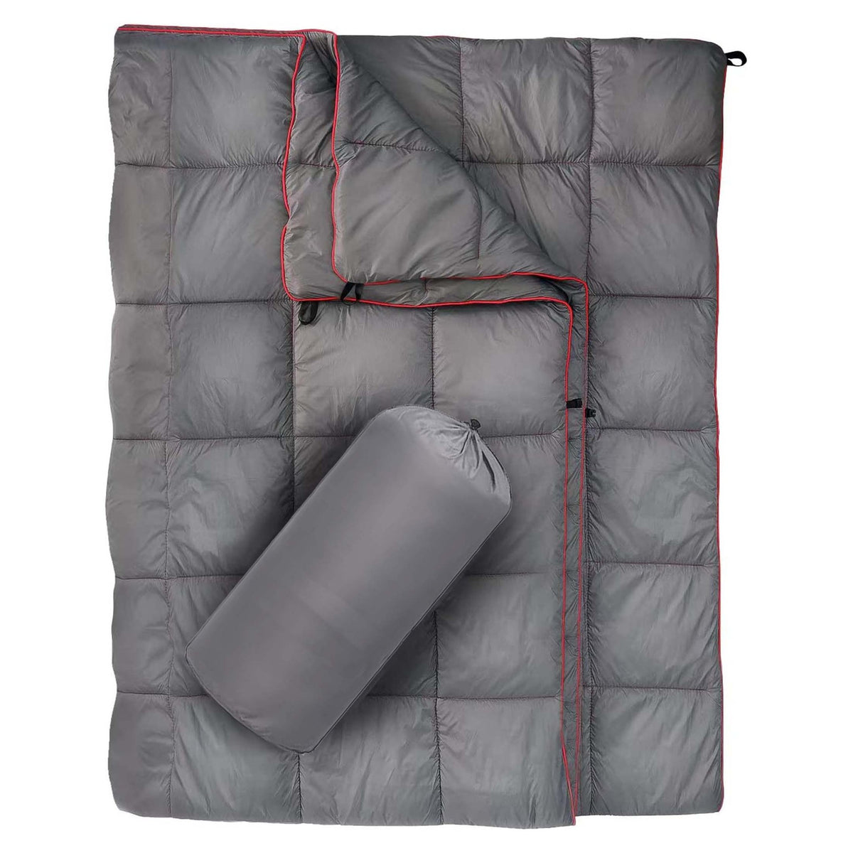 55 x 79" Down Puffy Blanket Camping Blanket Warm Outdoor Camping Quilt