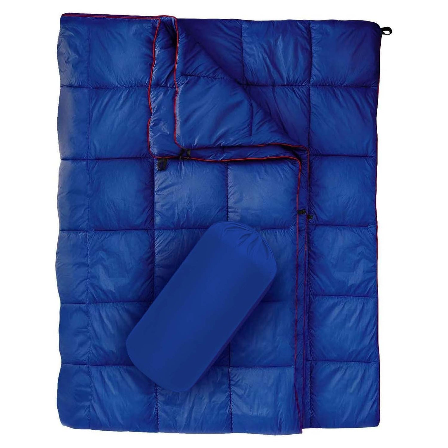 55 x 79" Down Puffy Blanket Camping Blanket Warm Outdoor Camping Quilt
