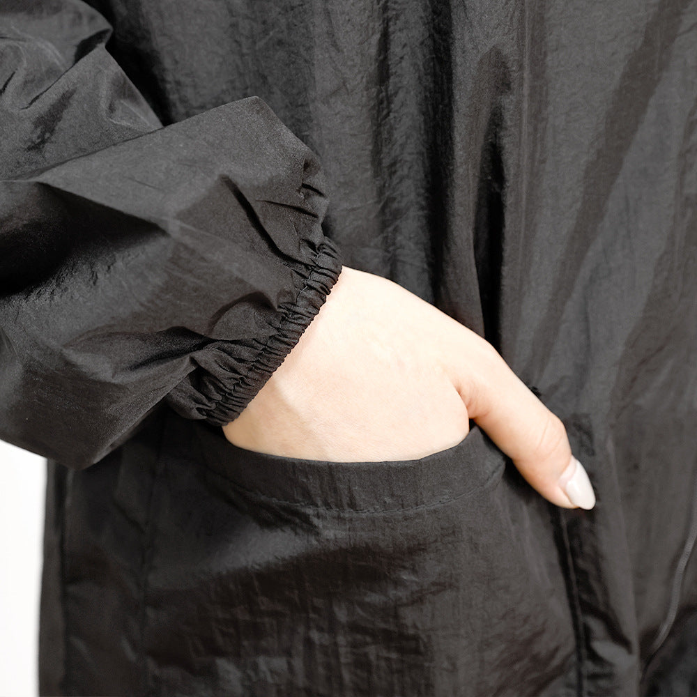 Salon Smock Professional Stylist Jacket Waterproof Haircut Cape Barber Apron V-Neck Style